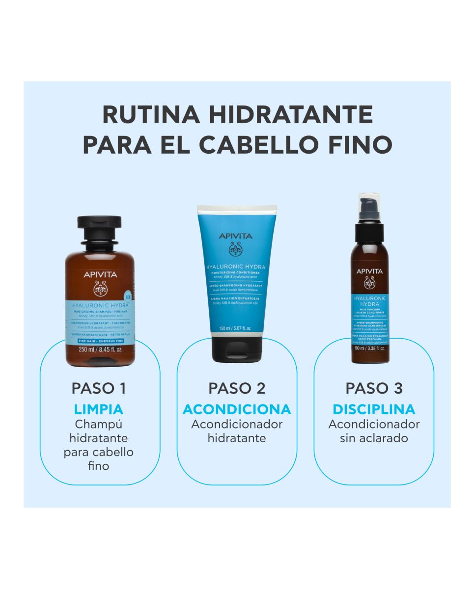 Acondicionar Hidratante Sin Aclarado 100 ml Apivita - 100 ml 8