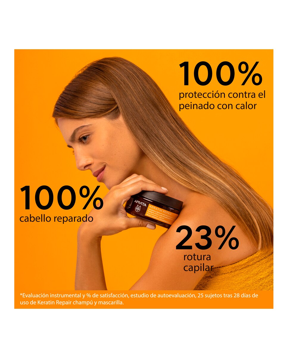 Mascarilla capilar Keratin Repair Apivita - 200 ml 5