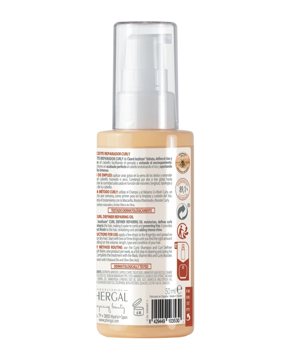 Aceite Hidratante Cleare Curly Clearé Institute - 50 ml 2