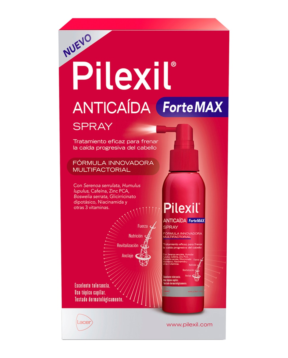 Pilexil - Spray Capilar Anticaída ForteMax 120 ml Pilexil.