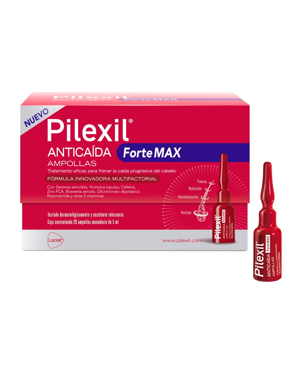 20 Ampollas Anticaída ForteMax Pilexil - 20 unidades 2