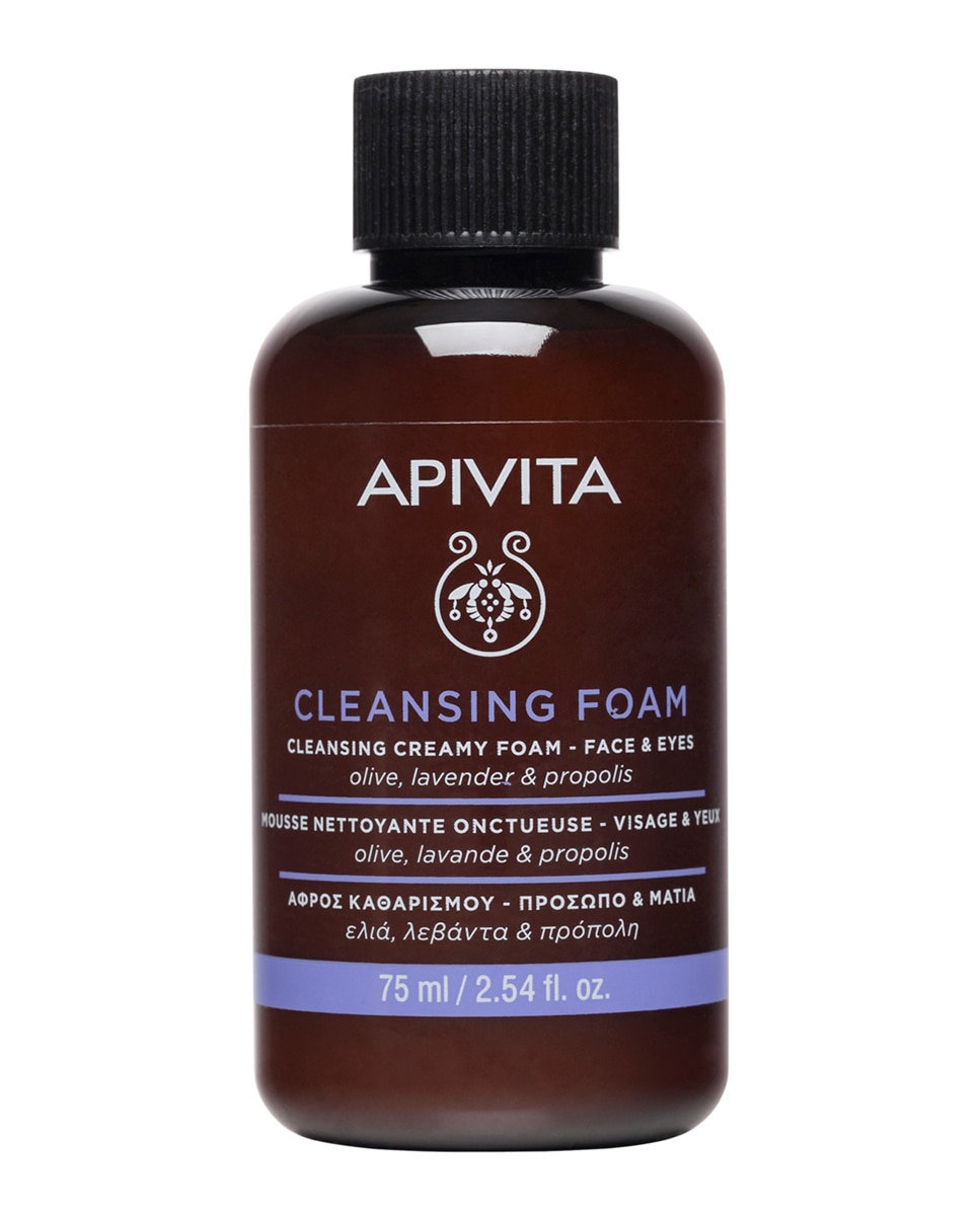 Apivita - Mini Espuma Limpiadora Cara y Ojos Apivita.