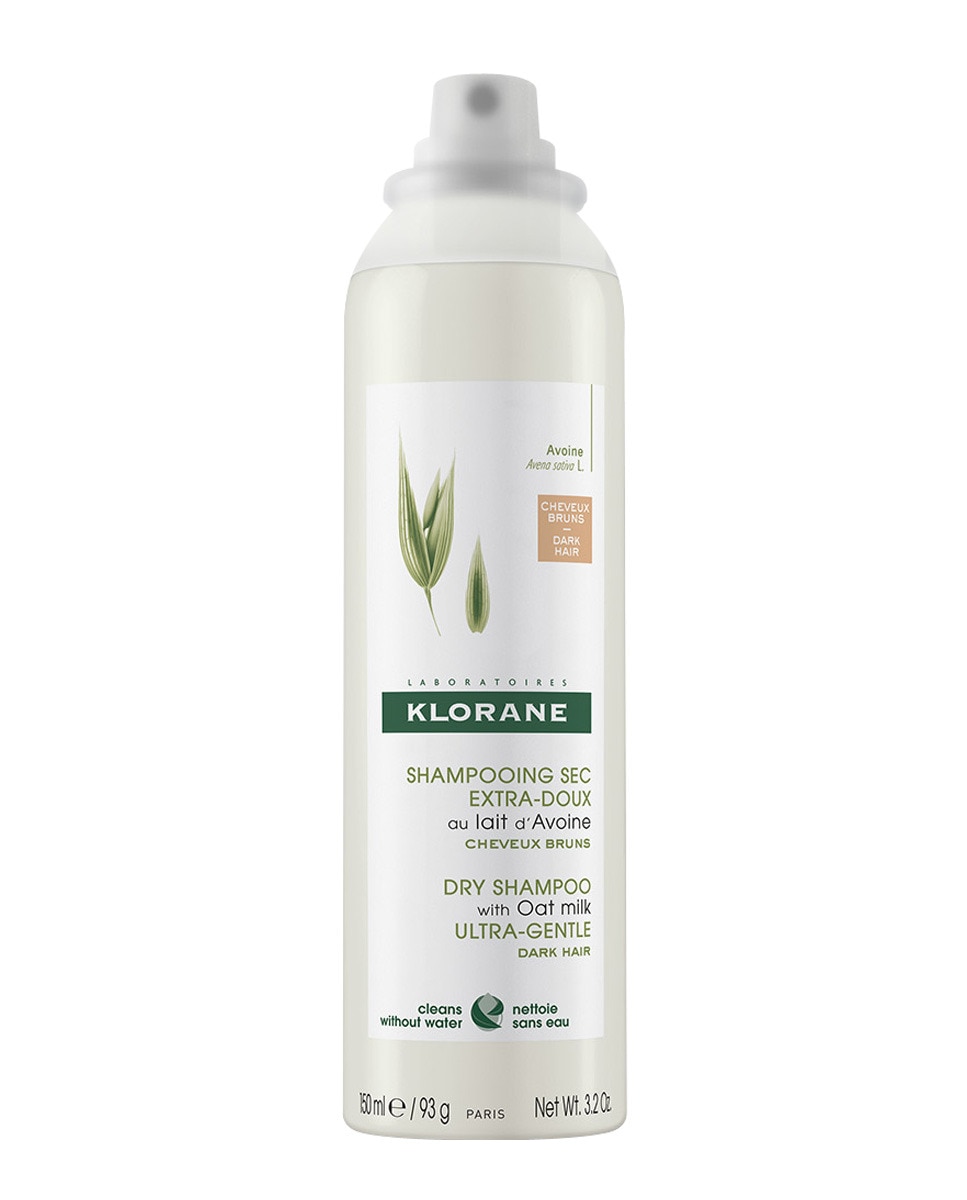 Klorane - Champú Seco color natural extra suave a la leche de Avena Klorane.