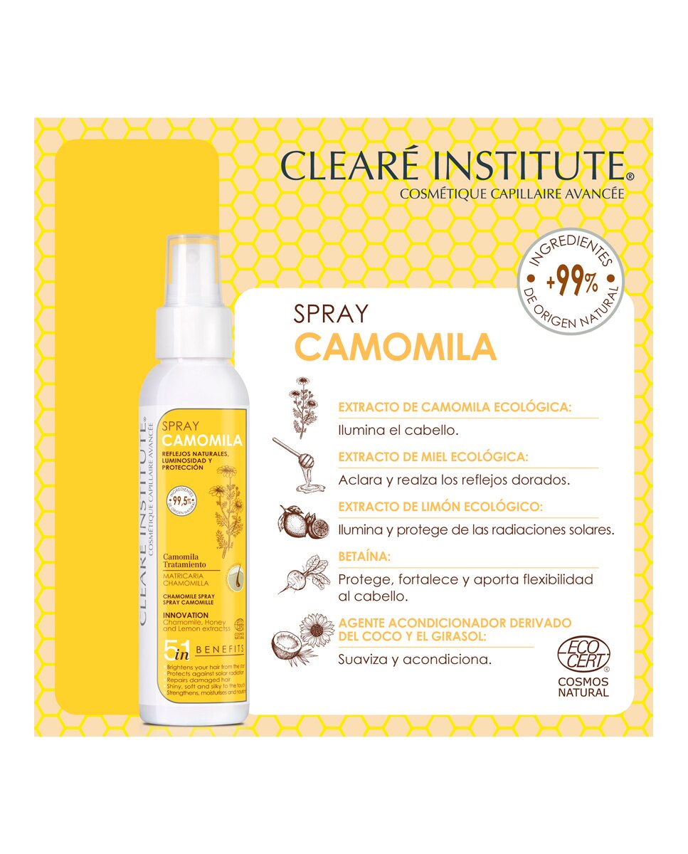 Spray Camomila Clearé Institute - 125 ml 3