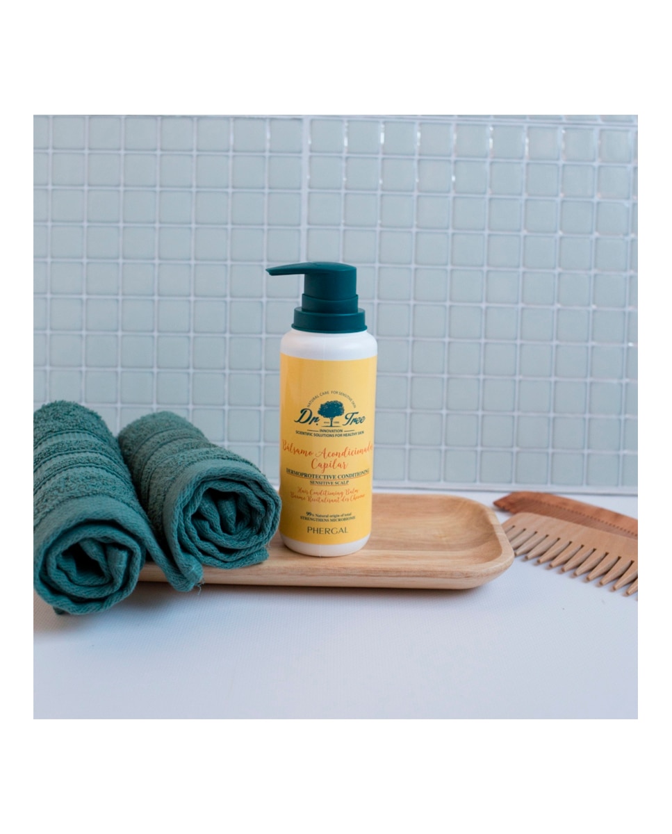 Bálsamo Acondicionador Capilar Natural Cuero Cabelludo Sensible 200 ml Dr. Tree - 200 ml 3