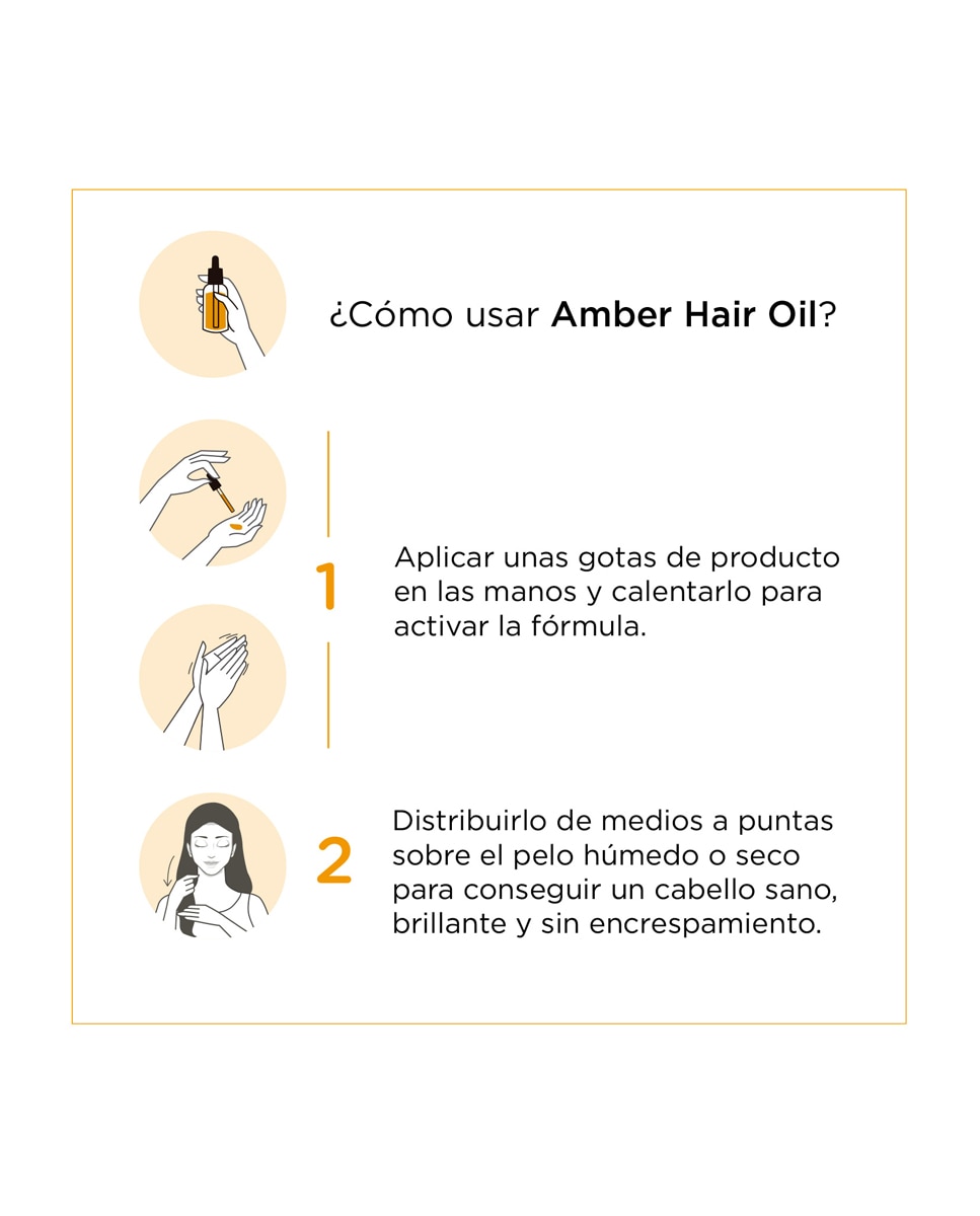 Imagen 6 de Aceite capilar Amber Hair Oil 30 ml Nuggela & Sulé - 30 ml
