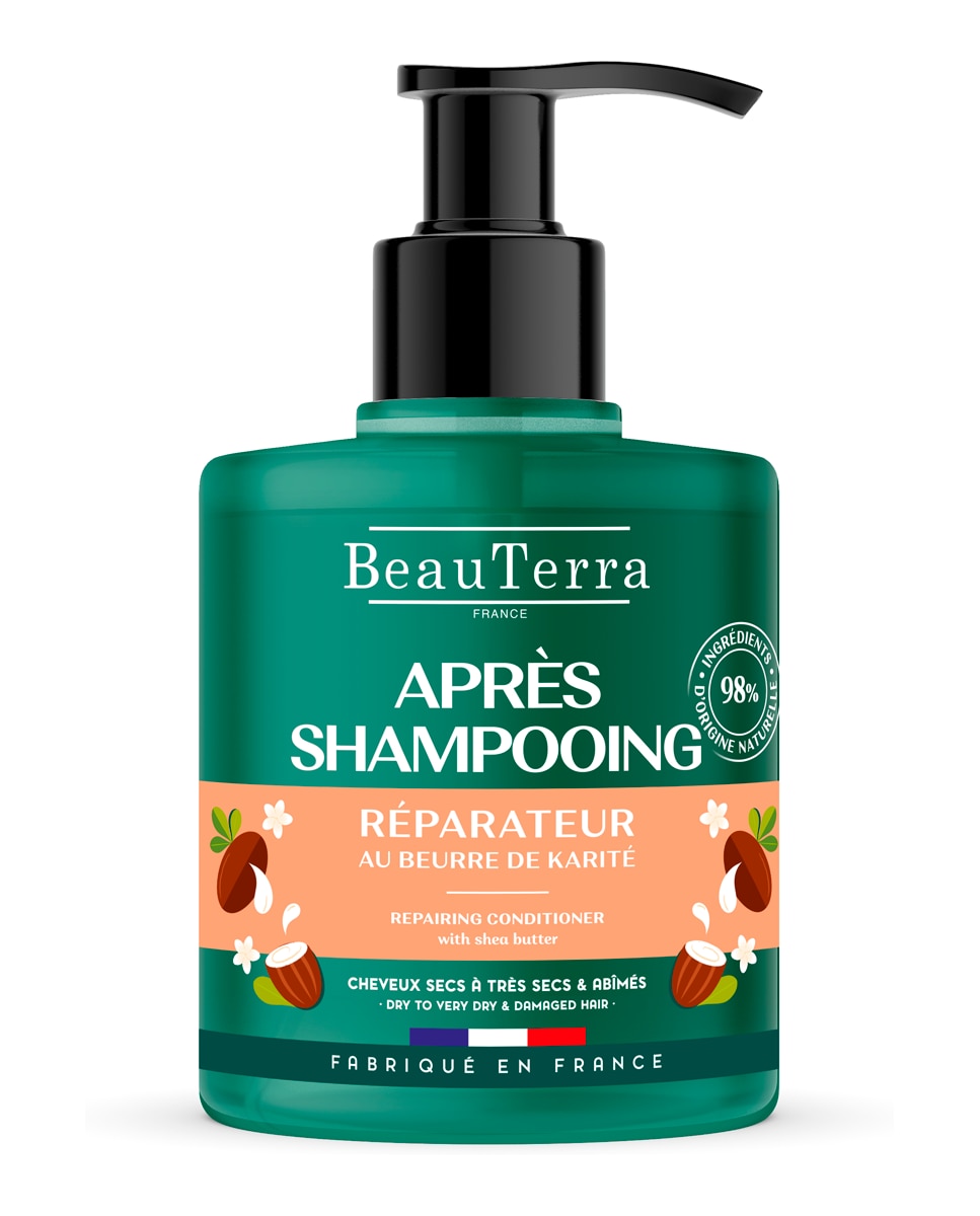 Beauterra - Acondicionador Reparador Manteca de Karité 500 ml Beauterra.