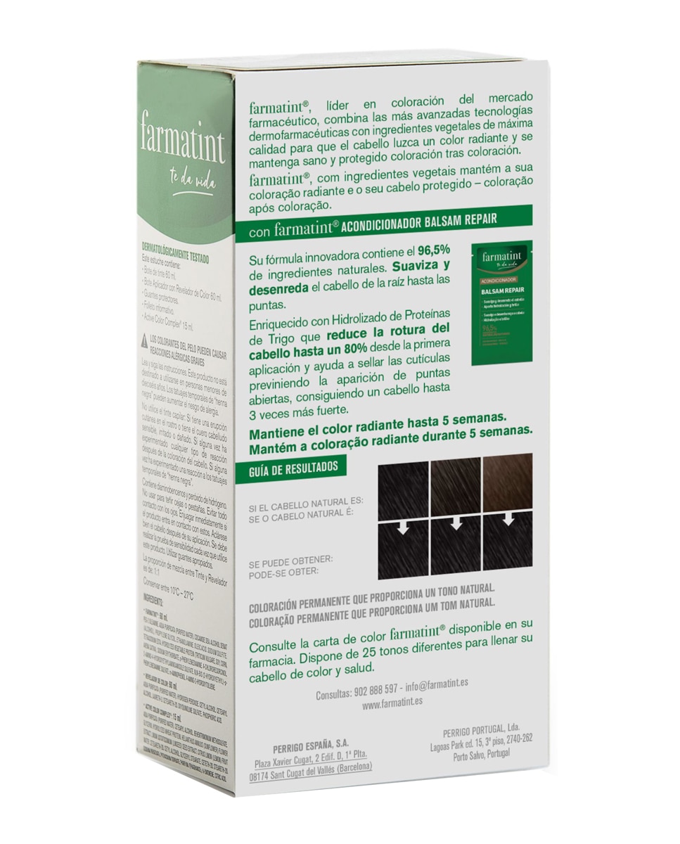 Imagen 10 de Coloración Permanente Farmatint - 3N Castaño Oscuro 3N Castaño Oscuro