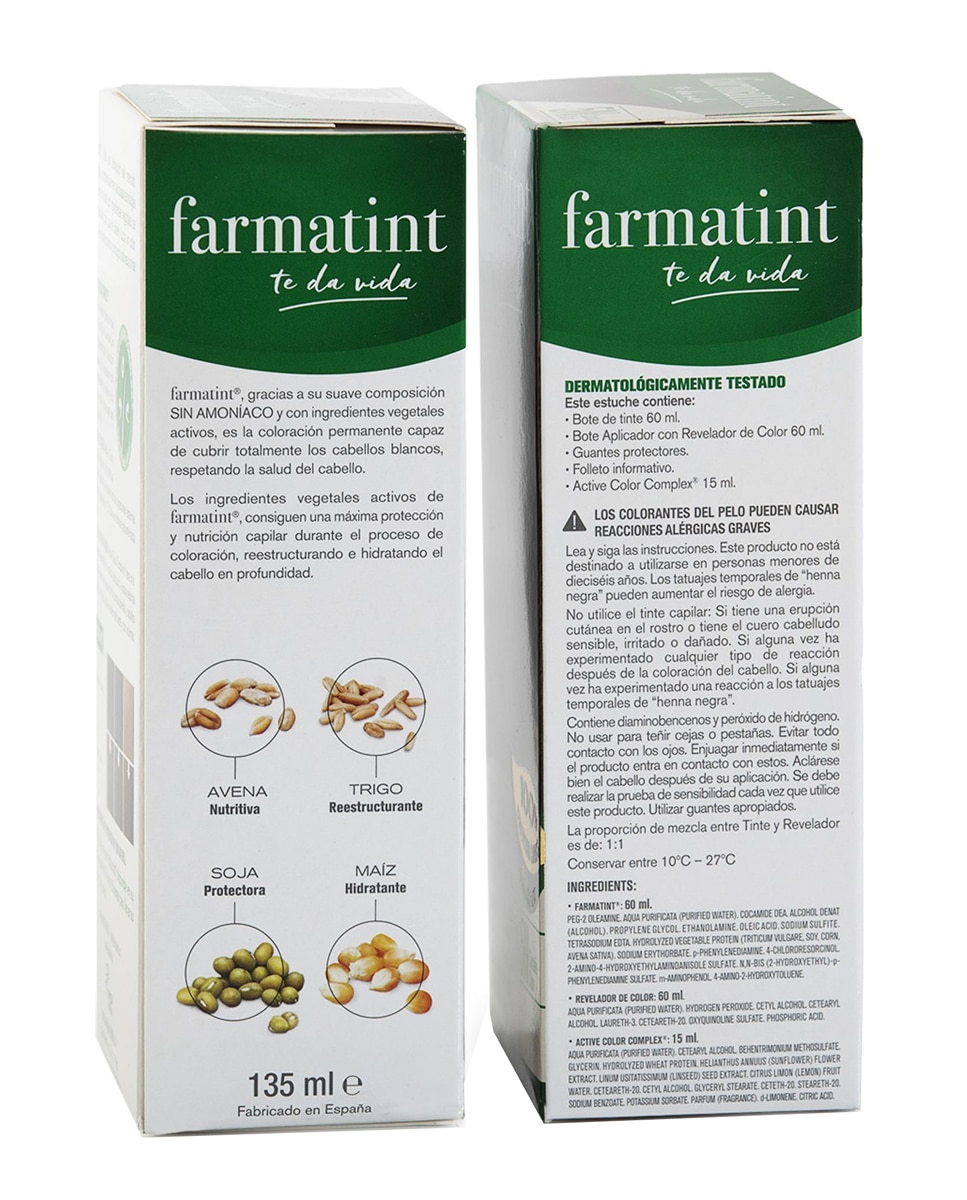 Coloración Permanente Farmatint - 5N Castaño Claro 5N Castaño Claro-6