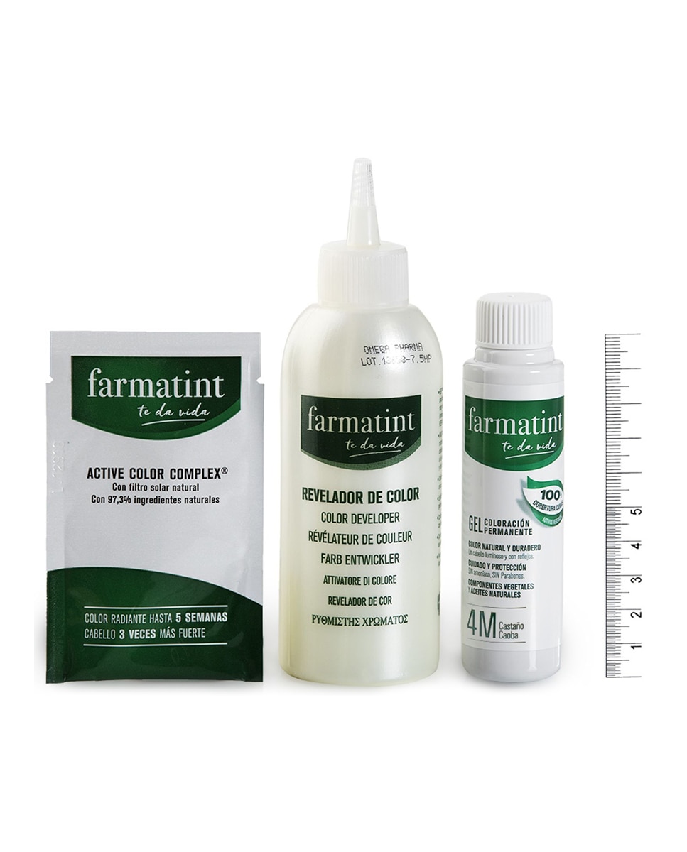 Imagen 7 de Coloración Permanente Farmatint - 4M Castaño Caoba 4M Castaño Caoba