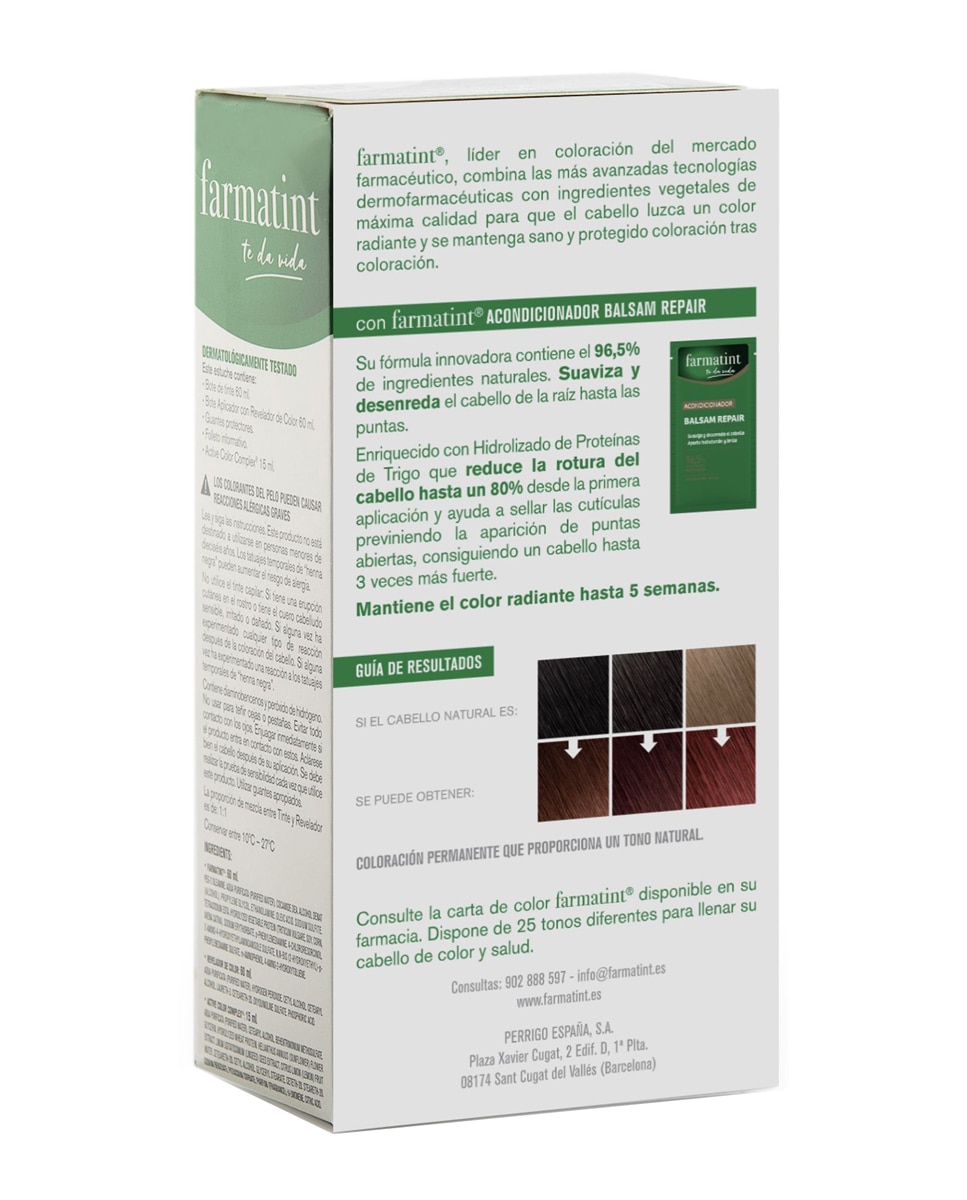 Imagen 2 de Coloración Permanente Farmatint - 5M Castaño Claro Caoba 5M Castaño Claro Caoba