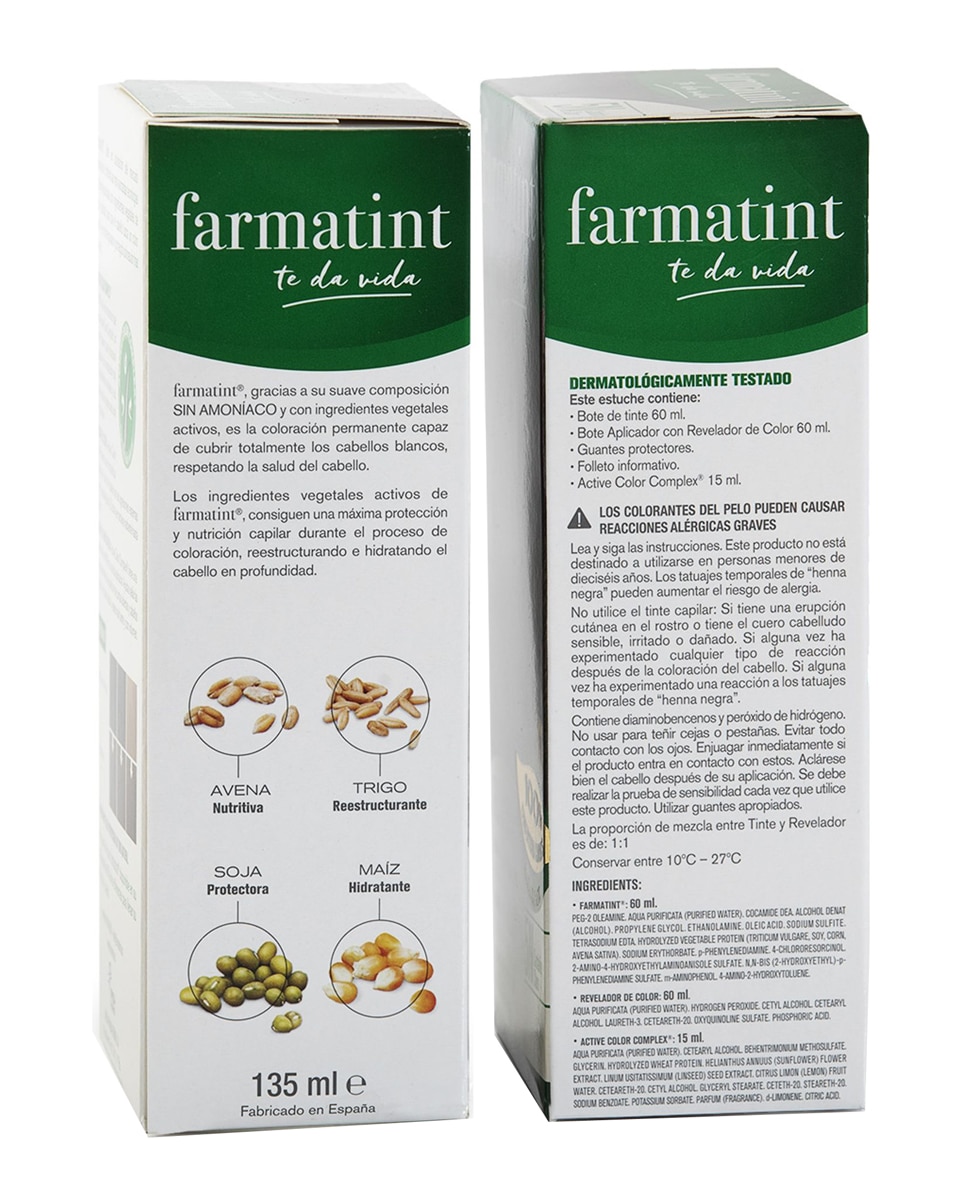 Imagen 5 de Coloración Permanente Farmatint - 5M Castaño Claro Caoba 5M Castaño Claro Caoba
