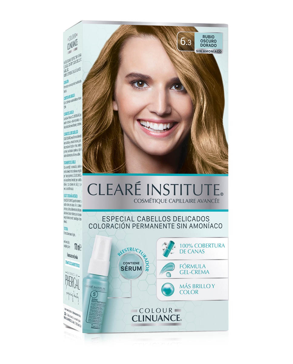 Clearé Institute - Coloración Permanente Colour Clinuance Cabellos Delicados Clearé Institute.