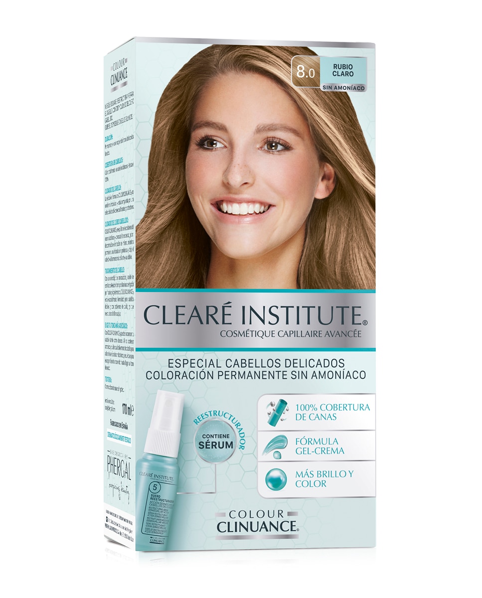 Clearé Institute - Coloración Permanente Colour Clinuance Cabellos Delicados Clearé Institute.