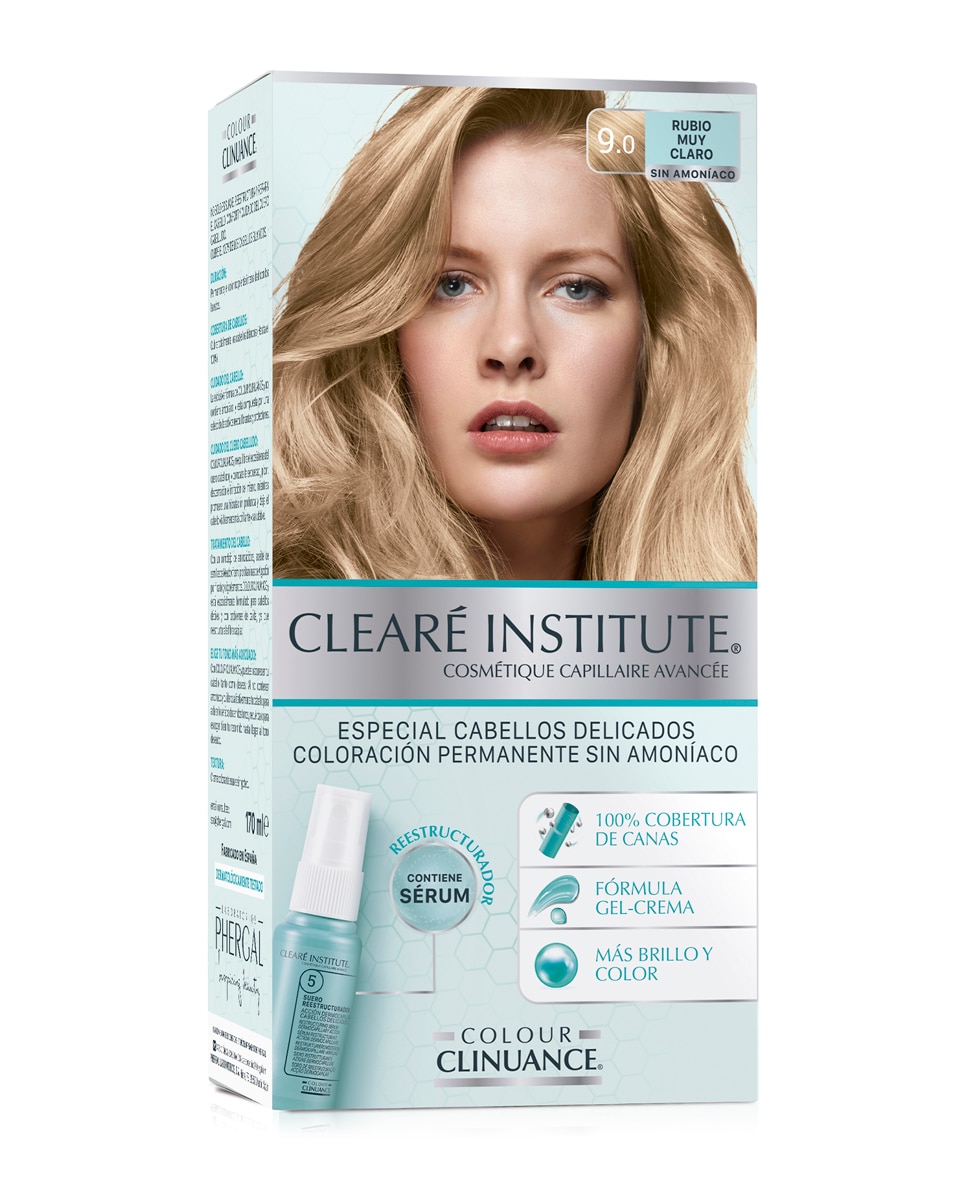 Clearé Institute - Coloración Permanente Colour Clinuance Cabellos Delicados Clearé Institute.