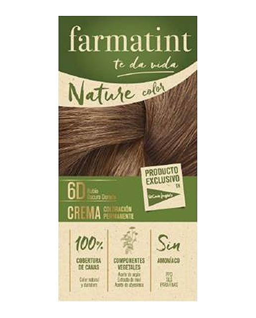 Coloración capilar en crema Nature color Farmatint - 6D 150 ml 6D-1