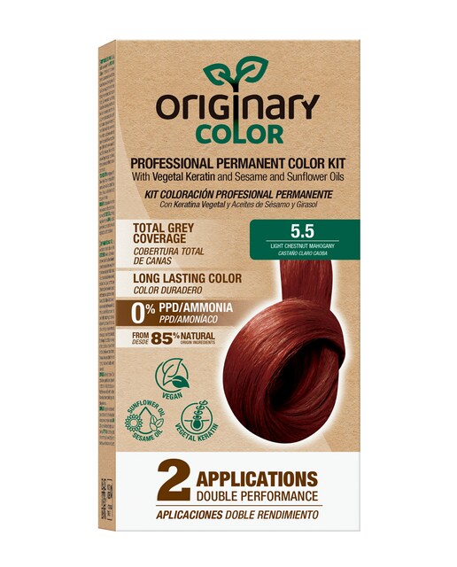 Kit de Coloración Profesional Permanente en Dos Aplicaciones Originary Color