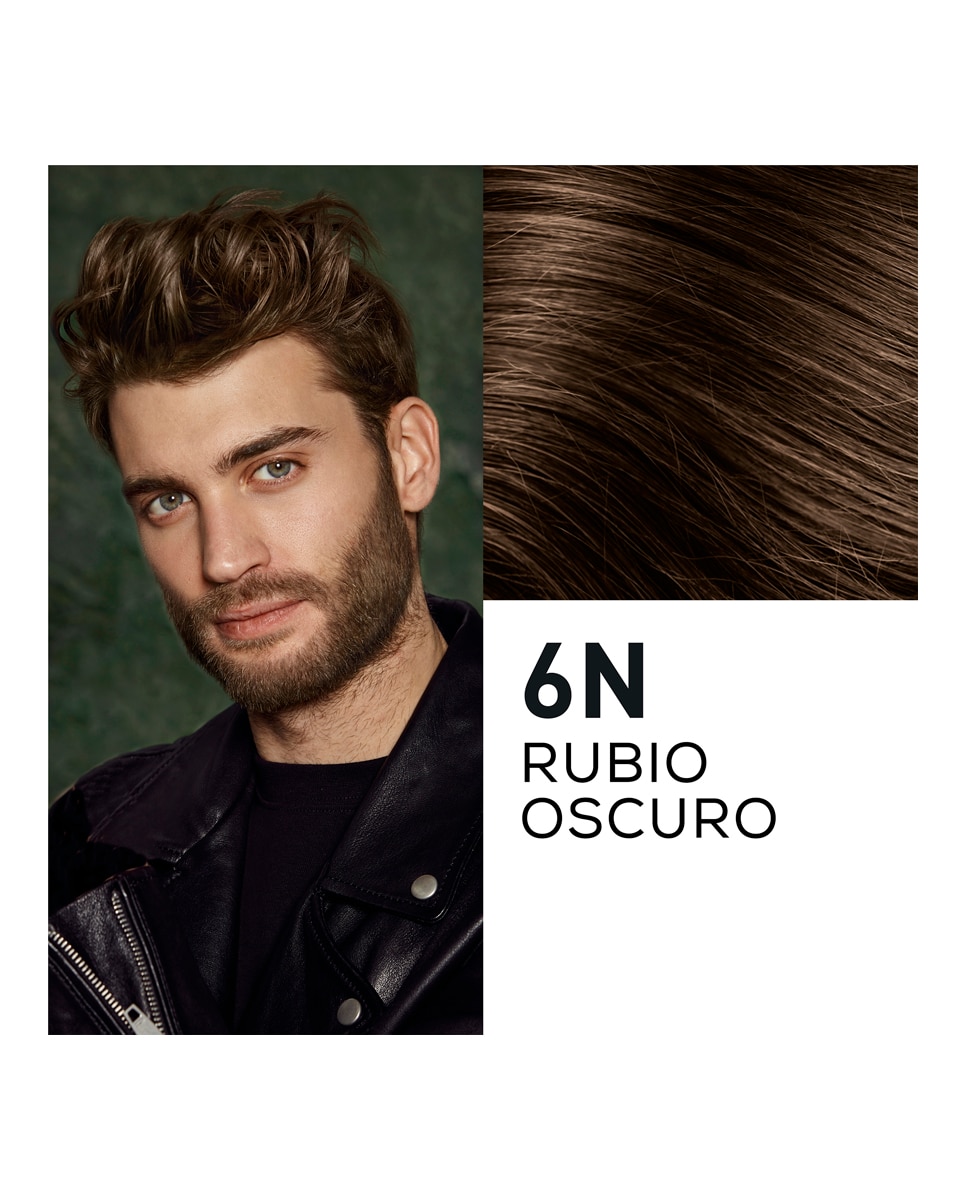 Imagen 3 de Tinte coloración permanente hombre para Cabello y Barba sin amoníaco Naturtint Men - 6N - Rubio Oscuro 6N - Rubio Oscuro