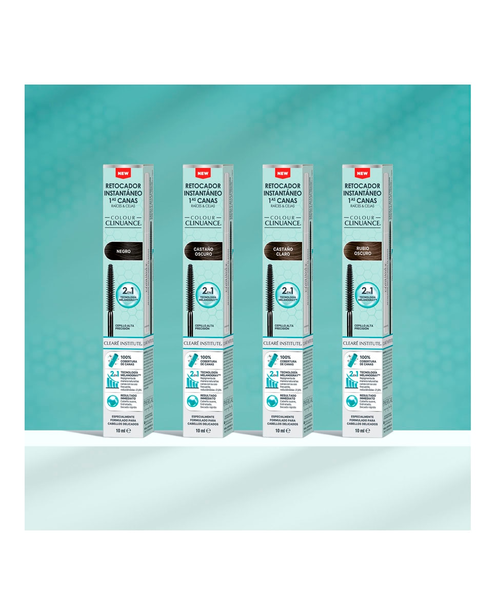 Retocador Instantáneo Raíces y Cejas Colour Clinuance Clearé Institute - Rubio Oscuro 10 ml Rubio Oscuro-8