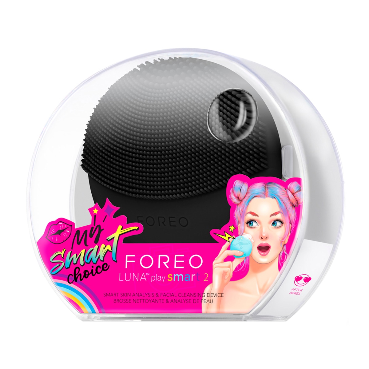 LUNA™ play smart 2 - Dispositivo de limpieza facial y análisis inteligente de la piel FOREO - Midnight Magic Midnight Magic-3