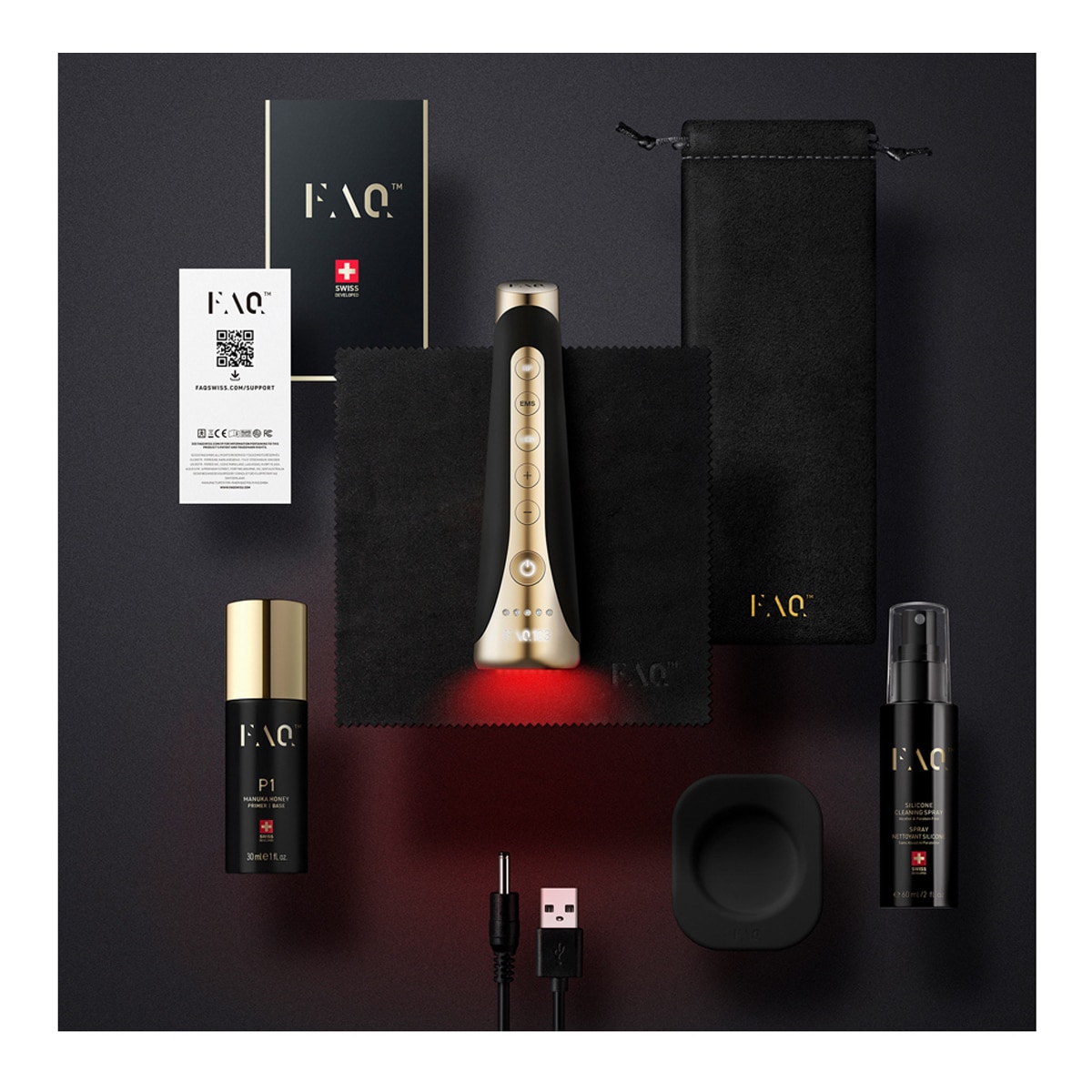 FAQ™ 103 El dispositivo facial con diamantes 8