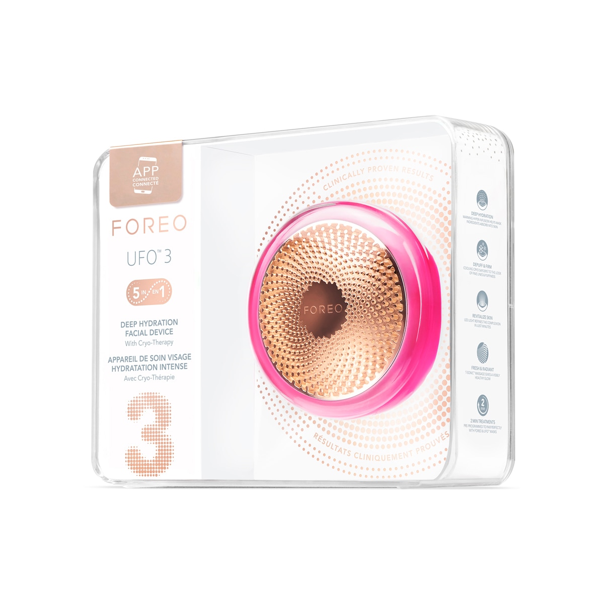 Imagen 2 de UFO™ 3 - Hidratación facial profunda 5 en 1 Fuchsia FOREO - Fuchsia Fuchsia