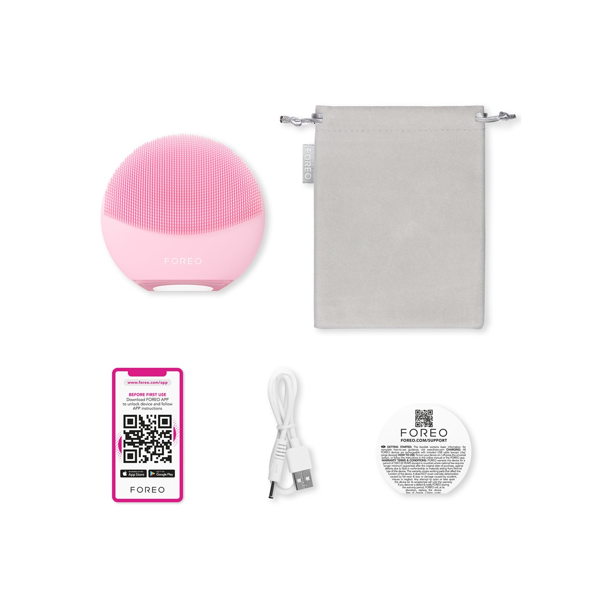 LUNA™ 4 mini - Dispositivo inteligente de limpieza facial con 2