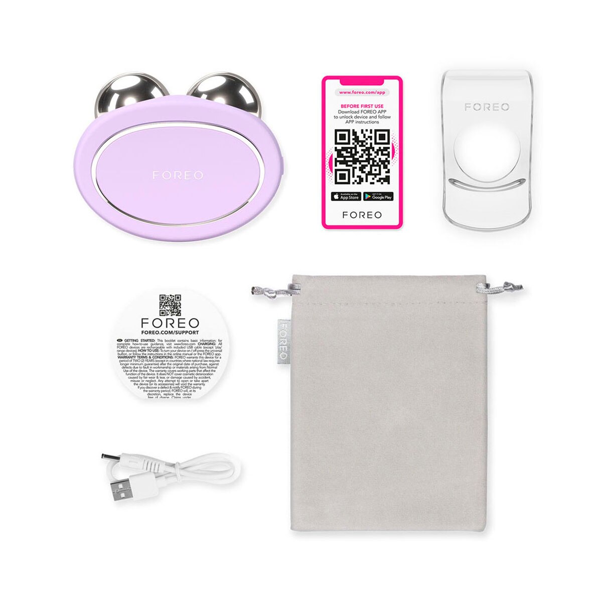BEAR™ 2 Dispositivo de rejuvenecimiento facial con microcorrientes FOREO - Lavender Lavender-5
