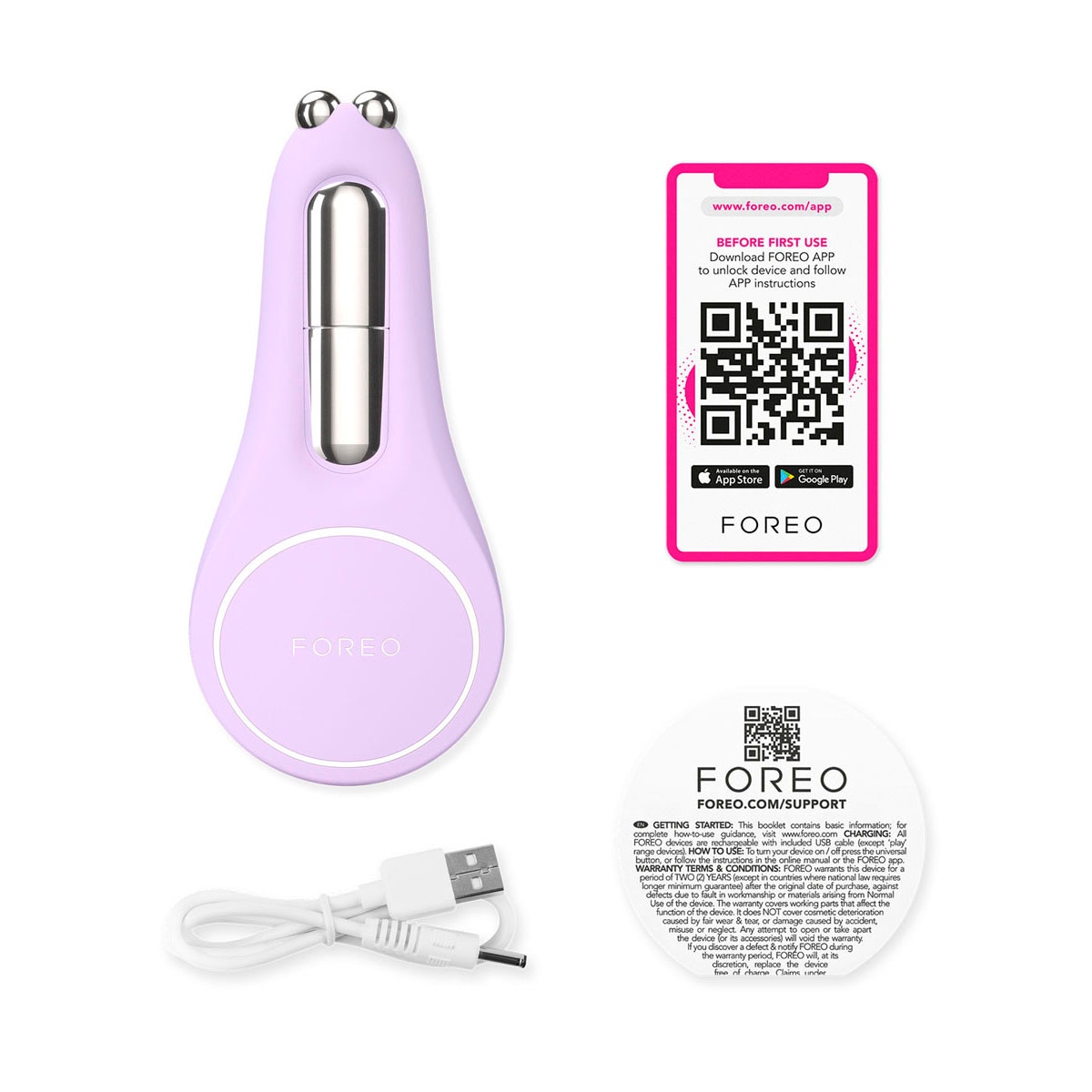 BEAR™ 2 eyes & lips dispositivo de microcorrientes Lavender FOREO - Lavender Lavender-6