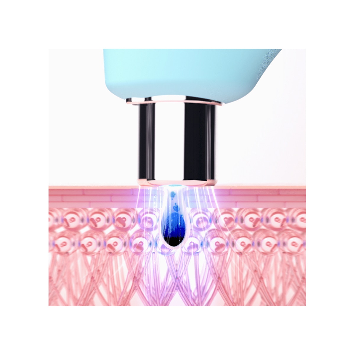KIWI™ - Dispositivo extractor de puntos negros con luz LED azul FOREO 3