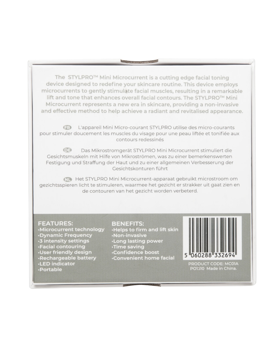 Tonificador Facial Mini Microcurrent Facial Toning Device Stylpro 3