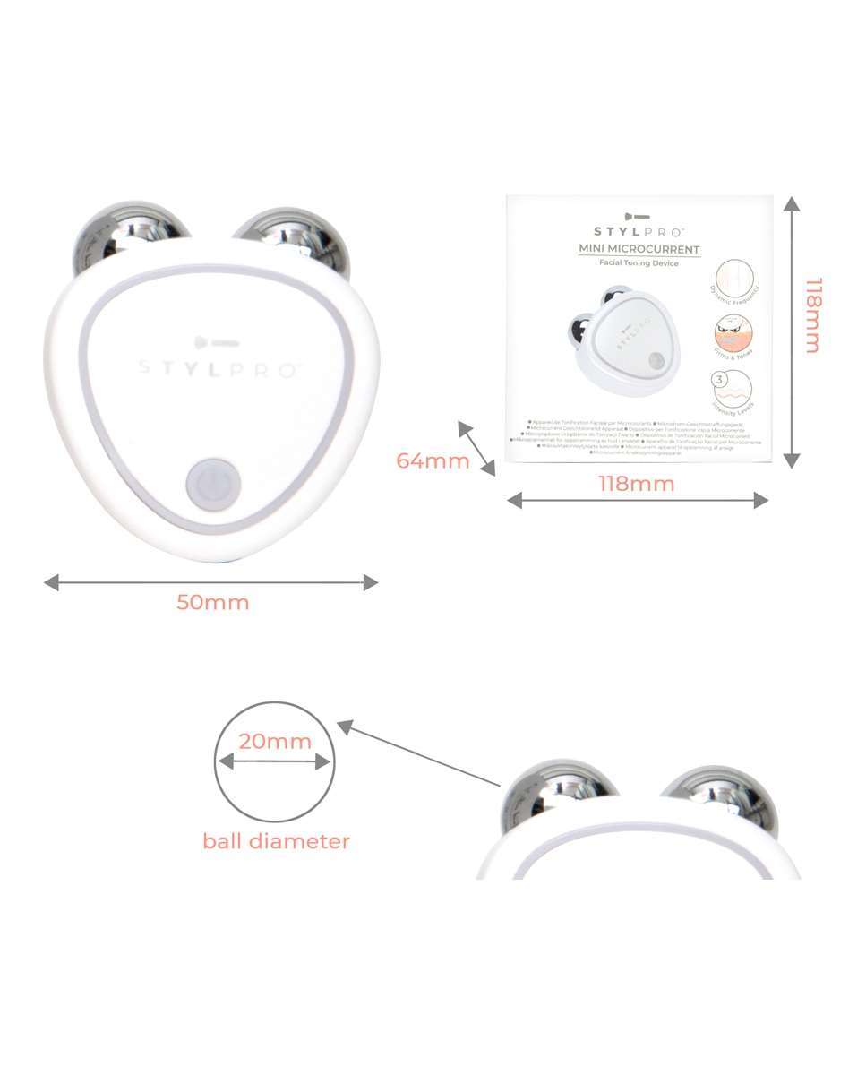 Tonificador Facial Mini Microcurrent Facial Toning Device Stylpro 4