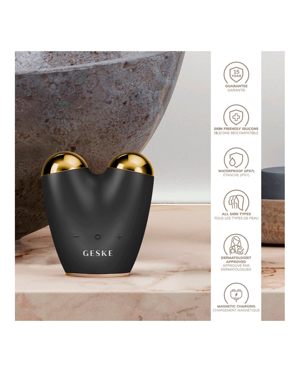 Tratamiento Facial MicroCurrent Face-Lifter 6 in 1 Black Gold Geske 4
