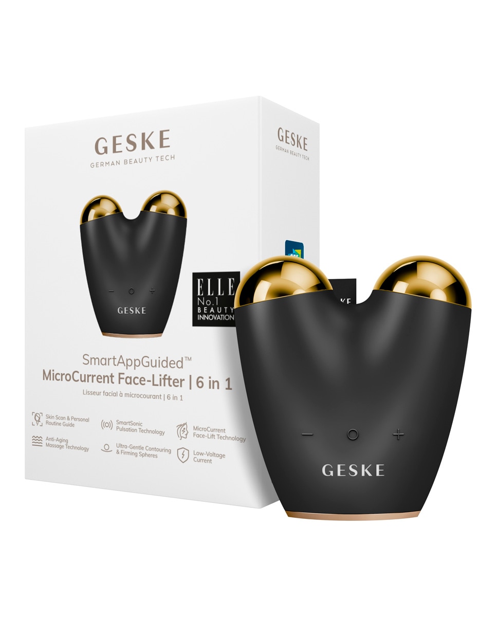 Tratamiento Facial MicroCurrent Face-Lifter 6 in 1 Black Gold Geske 6