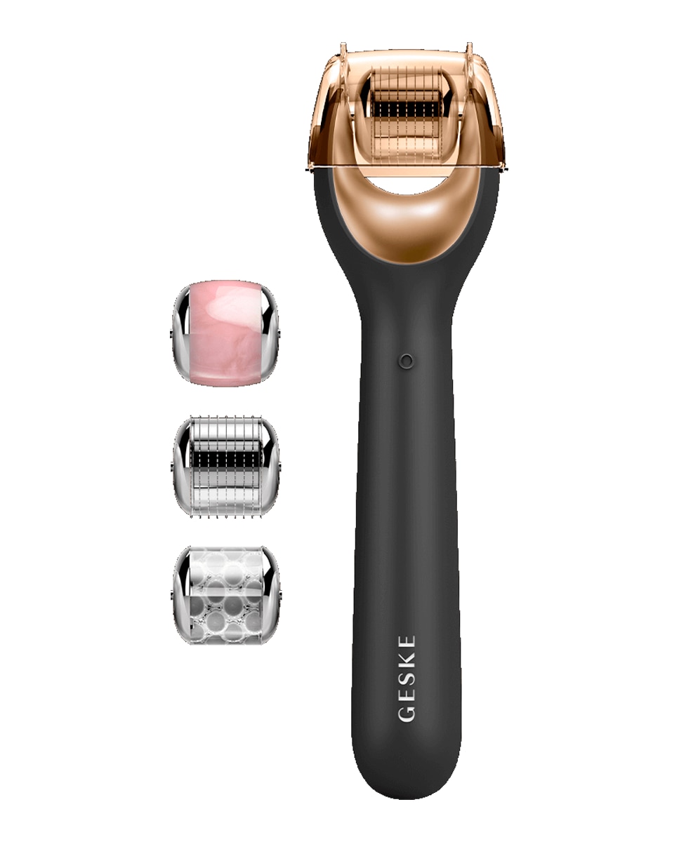 Tratamiento Facial MicroNeedle Face Roller 9 in 1 Black Gold Geske 2