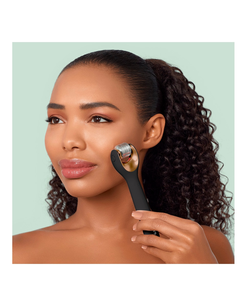 Tratamiento Facial MicroNeedle Face Roller 9 in 1 Black Gold Geske 4