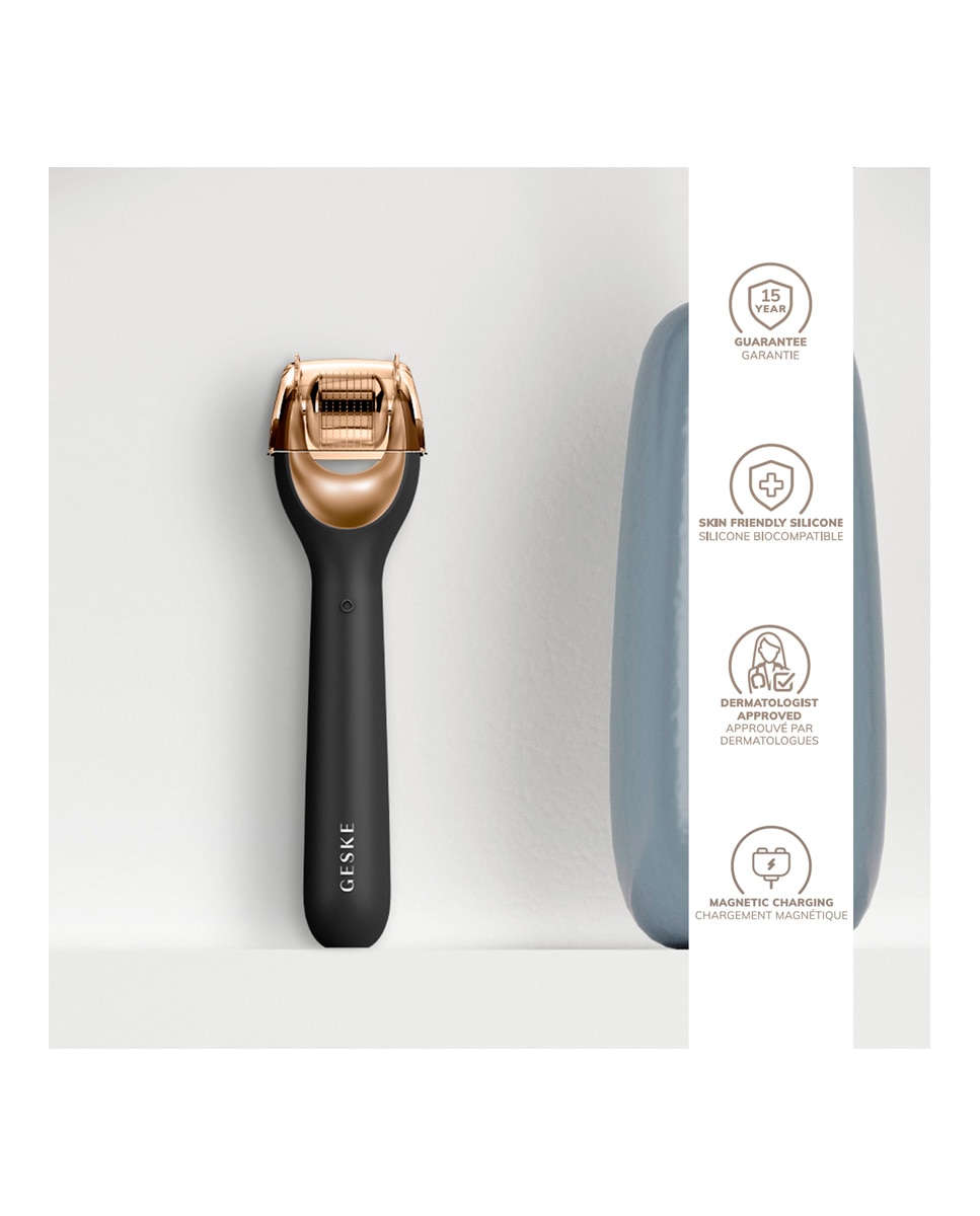 Tratamiento Facial MicroNeedle Face Roller 9 in 1 Black Gold Geske 5