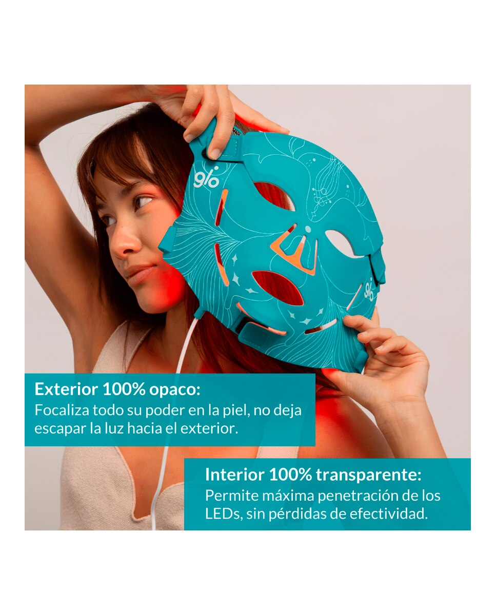 Máscara Facial Led Antiedad Glo Mask 3