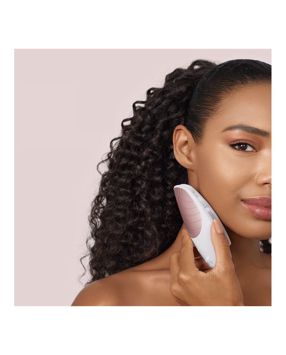 Dispositivo Facial Sonic Thermo Brush 6 in 1 White Rose Gold Geske 3