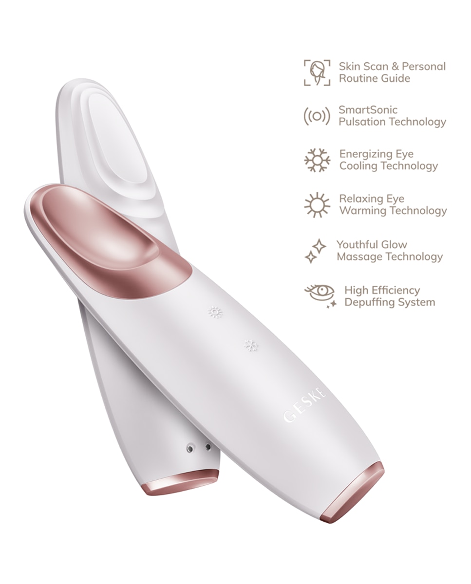 Dispositivo Facial Warm & Cool Eye Energizer 6 in 1 White Rose Gold Geske 2