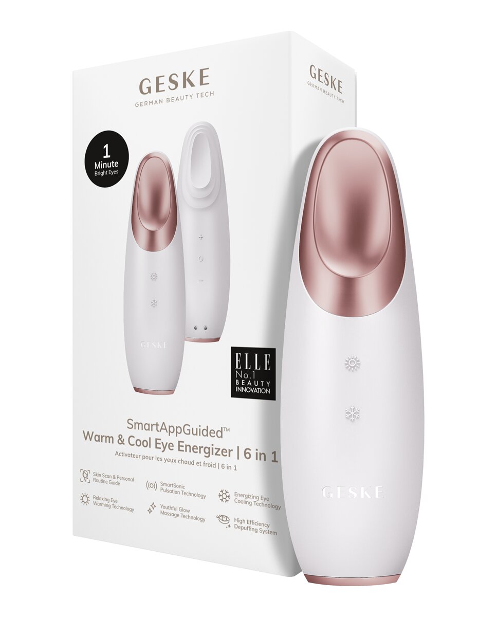 Dispositivo Facial Warm & Cool Eye Energizer 6 in 1 White Rose Gold Geske 6