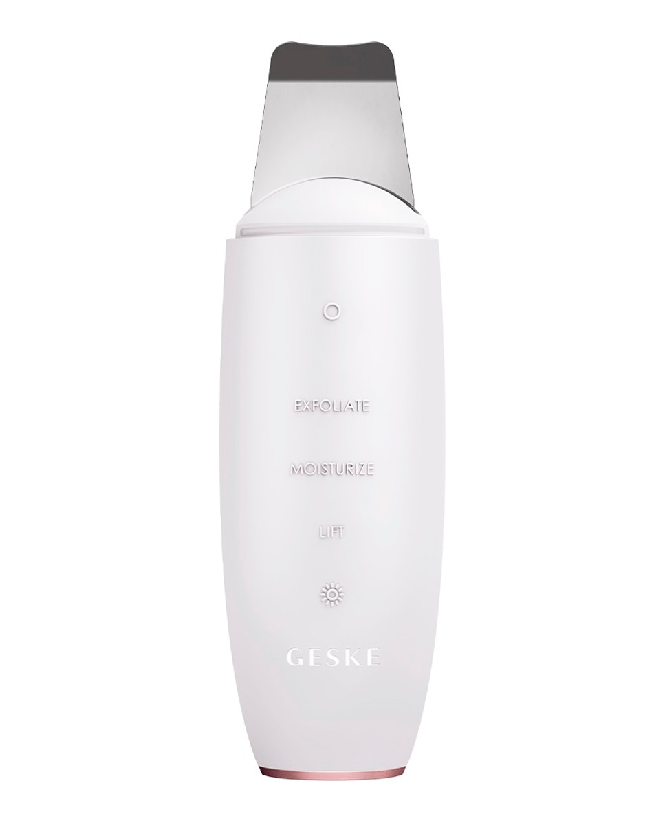 Geske - Dispositivo Facial MicroCurrent Skin Scrubber & Blackhead Remover 9 in 1 White Rose Gold Geske.