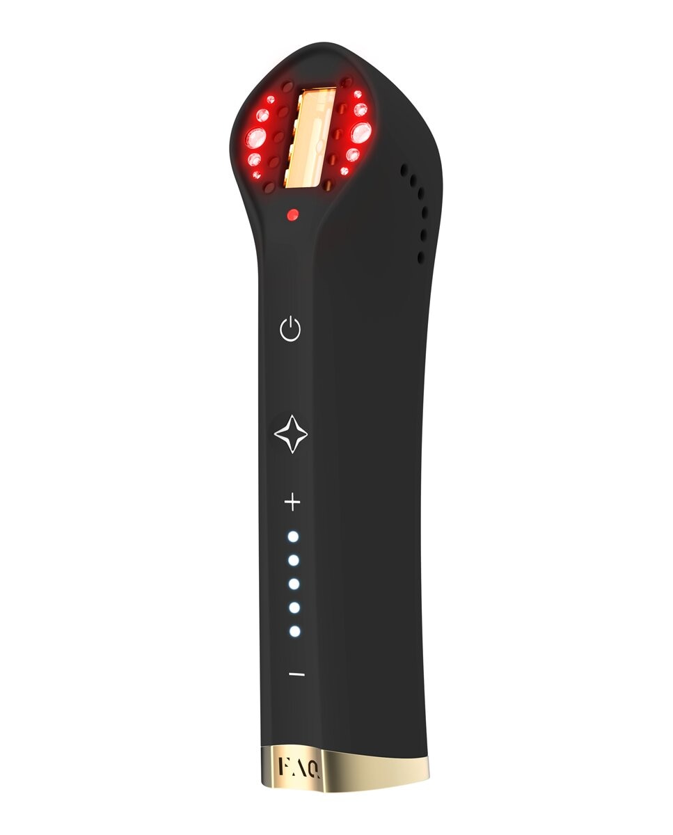 Dispositivo Facial Terapia de luz roja de espectro completo FAQ - Black Black-3