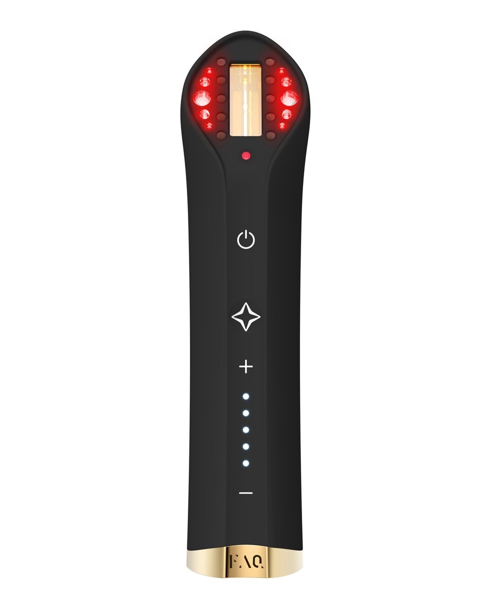 Dispositivo Facial Terapia de luz roja de espectro completo FAQ - Black Black-5