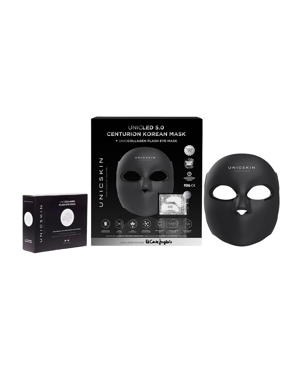 Máscara Multi-Action Glow Kit con parches Unicskin 2