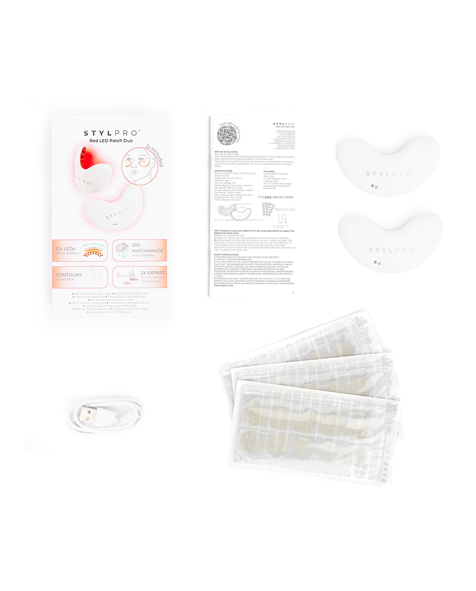 LED Patch Duo Dúo de parches LED rojos Red 10