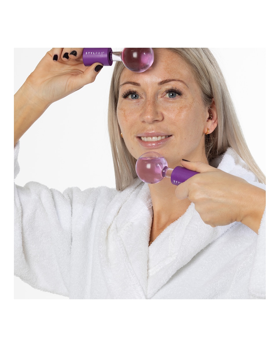 Rodillos de masaje facial Facial Ice Globes Stylpro 2