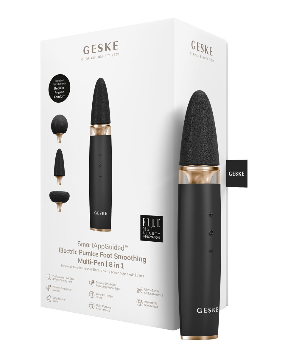 Cuidado De Pies Electric Pumice Foot Smoothing Multi-Pen | 8 In 1 Gray Geske 6