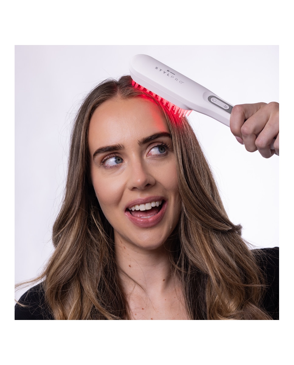 Peine Renovador Cabello Root Renew Red Light Hairbrush Stylpro 3