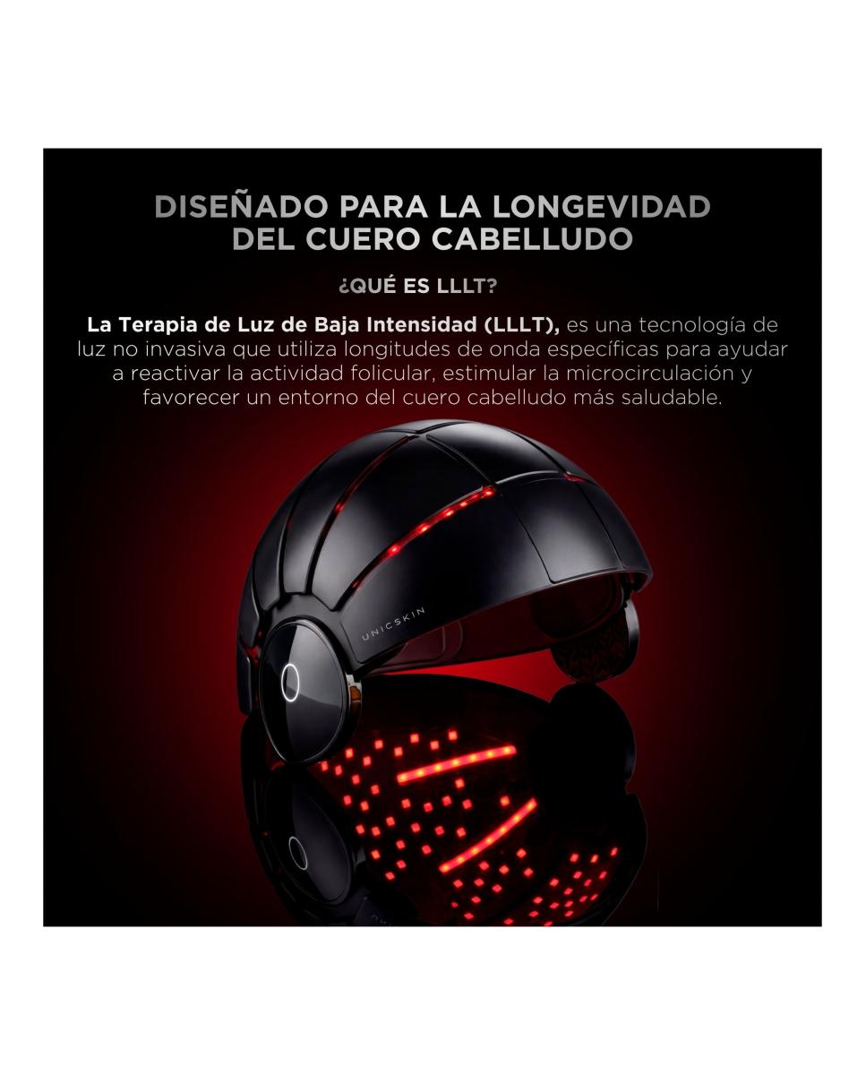 Unicled Helmet Omega 5.0 Dispositivo Capilar Con Tecnología Led 5